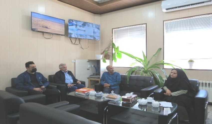 ديدار اصحاب رسانه شهرستان بافق با رييس اداره منابع طبيعي و آبخيزداري بافق