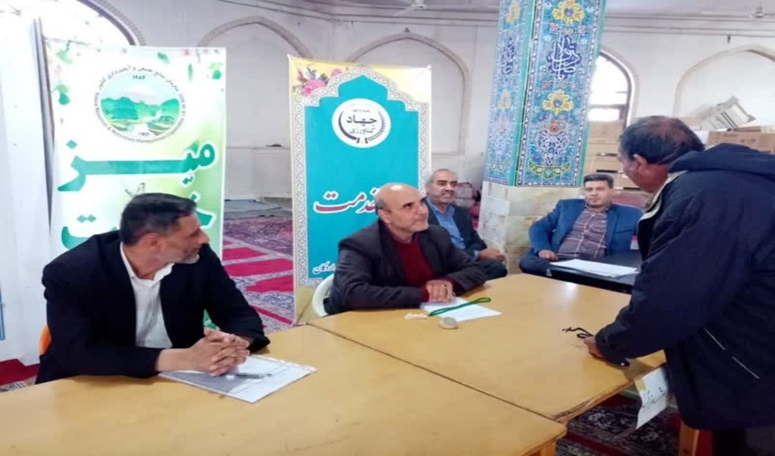 دیدار رئیس و کارکنان اداره منابع طبیعی و آبخیزداری شهرستان تفت با حجت السلام و المسلمین دکتر عسکری وزیری، امام جمعه گاریزات و کهدوئیه