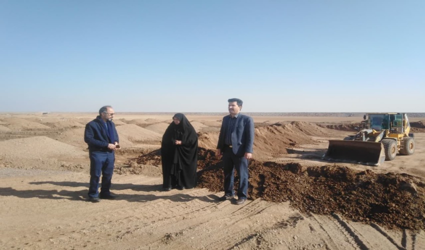 بازدید رئیس اداره آب منطقه شمالی استان یزد از پروژه های آبخیزداری شهرستان میبد