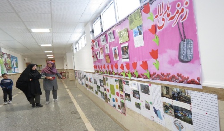 برگزاری مسابقه روزنامه دیواری با موضوع اثرات سوء فعاليت هاي انساني بر عرصه هاي منابع طبيعي شهرستان بافق