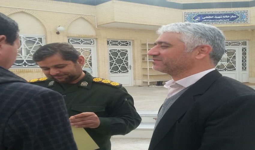 دیدار رییس اداره منابع طبیعی و ابخیزداری و فرمانده ناحیه مقاومت بسیج شهرستان اشکذر در راستای پویش کشت یک میلیارد نهال 