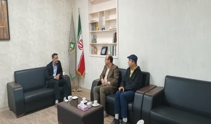 جلسه در رابطه با مستندسازی صدا و سیما از اداره منابع طبیعی و آبخیزداری شهرستان اردکان