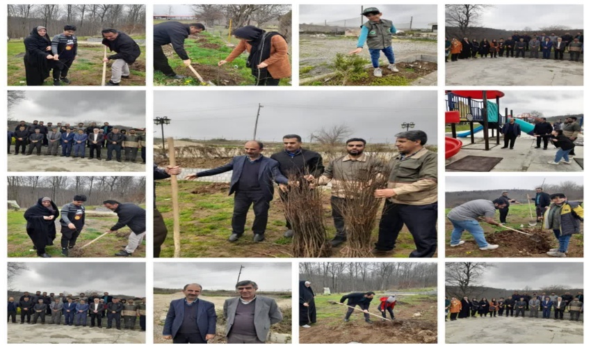 برگزاری جشن درختکاری به مناسبت اولین روز از هفته منابع طبیعی در پارک کوهستان اردکان