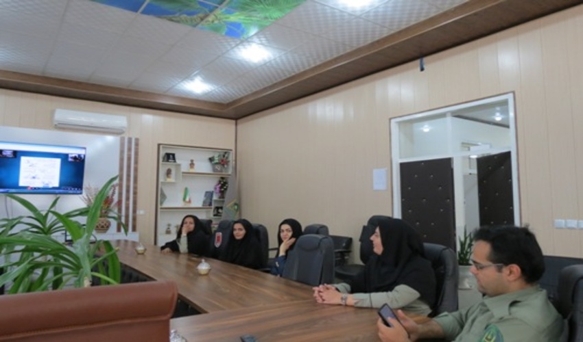 شركت رييس و كارشناسان شهرستان بافق در دوره آموزشي «مديريت استرس در محيط كار » بصورت ویدئو کنفرانس