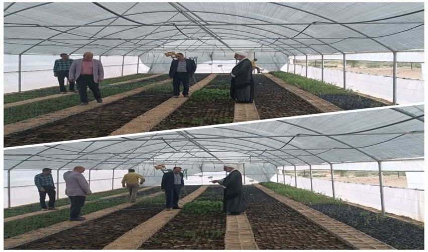 بازدید از نهالستان اداره منابع طبیعی و آبخیزداری شهرستان اردکان در قالب طرح مردمی کشت یک میلیارد درخت