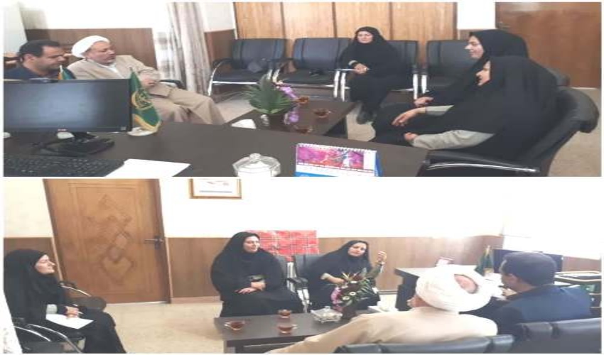 دیدار رئیس اداره منابع طبیعی و آبخیزداری شهرستان بافق با مدیر جهادکشاورزی شهرستان