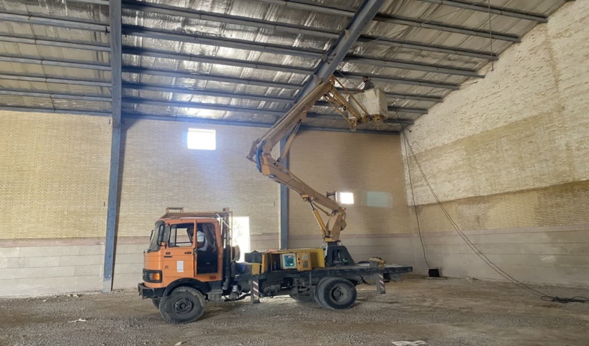 آماده سازی مجموعه ورزشی اداره منابع طبیعی و آبخیزداری شهرستان یزد