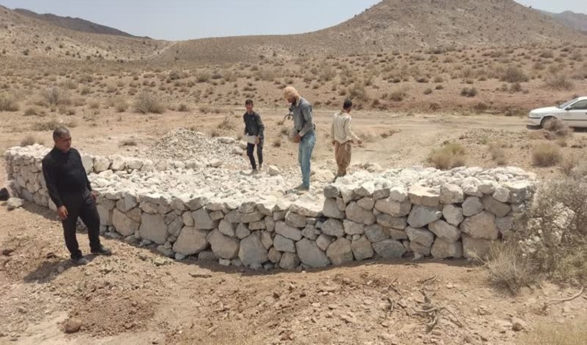 اجرای عملیات آبخیزداری در حوزه سد خوانسار از شهرستان خاتم