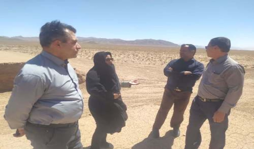 آغاز عمليات تكميل پخش سيلاب روستاي حسين آباد شيطور بافق