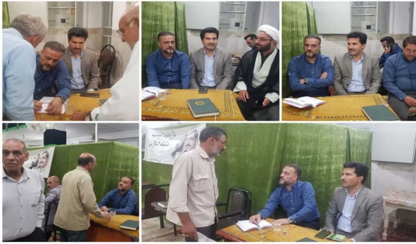 برگزاری میز خدمت مشترک اداره منابع طبیعی و آبخیزداری و مدیریت جهاد کشاورزی شهرستان میبد 