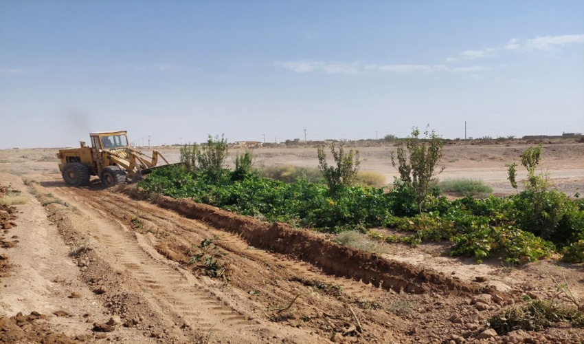 رفع تصرف 7509مترمربع از اراضی ملی درشهرستان ابرکوه