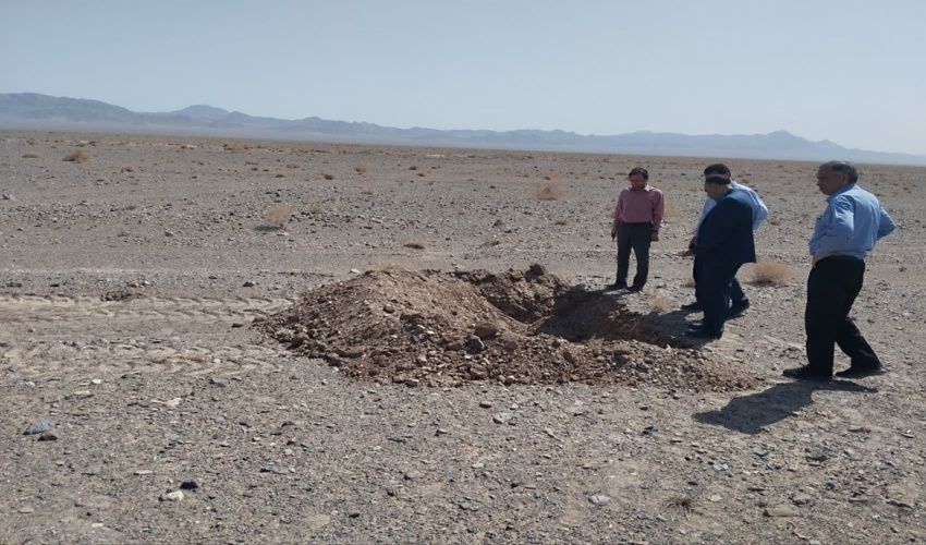 بازدید و جانمایی از طرح مردمی کاشت یک میلیارد درخت شهرستان بهاباد