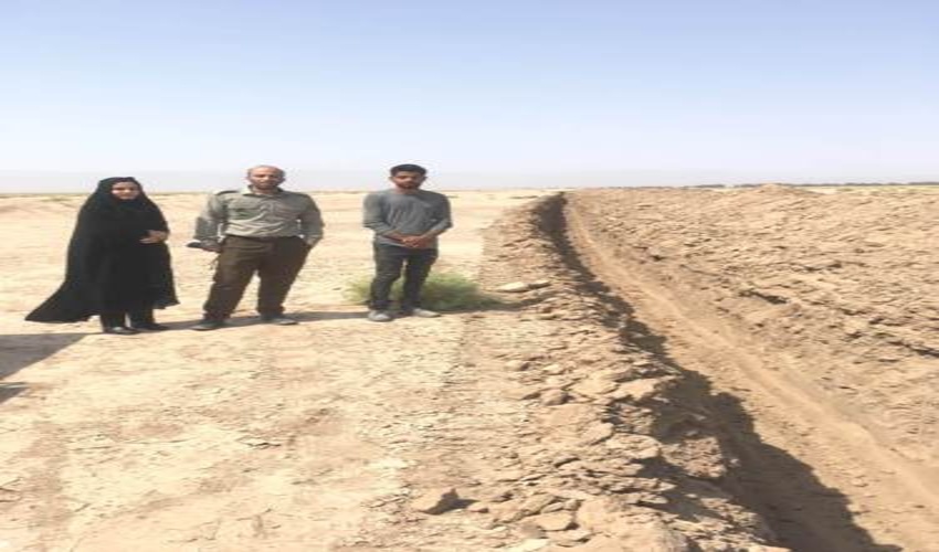 اتمام پروژه احداث 50 كيلومتر كانال رسوبگير در كانون بحراني فرسايش بادي گودگوار بافق