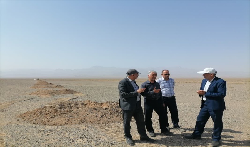 بازدید معاونت فنی از محل و نحوه آماده سازی بستر کشت 1000هکتاری طرح مردمی کاشت یک میلیارد درخت در شهرستان اشکذر