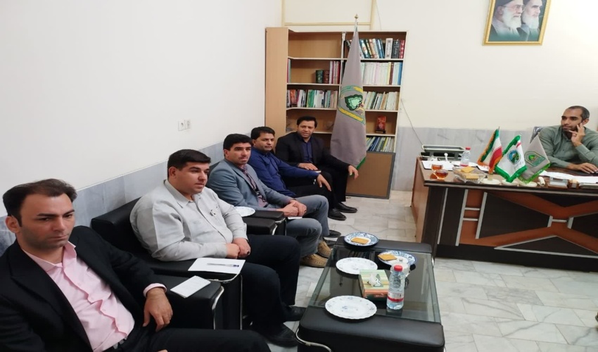 برگزاری کارگروه رفع تداخلات در اداره منابع طبیعی و آبخیزداری شهرستان مهریز