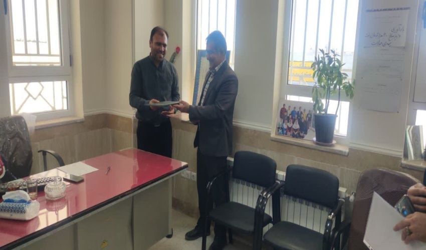 انعقاد تفاهم نامه همکاری مشترک بین اداره منابع طبیعی و آبخیزداری با مدرسه استثنایی شهرستان خاتم