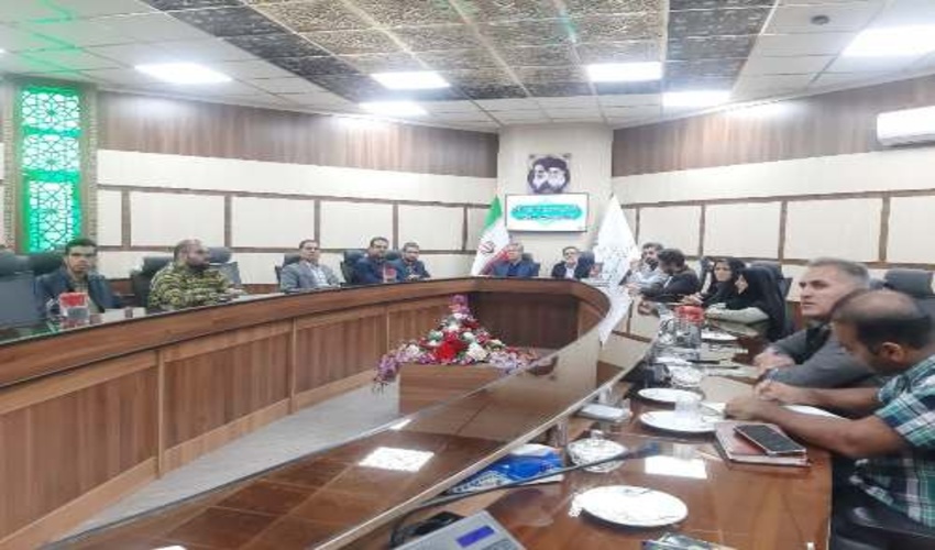 اولين جلسه كارگروه مديريت جامع حوزه هاي آبخيز در شهرستان بافق برگزار شد