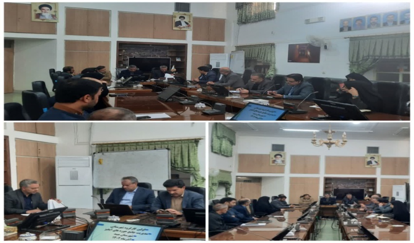  اولین  جلسه کارگروه شهرستانی مدیریت جامع حوزه های آبخیز شهرستان میبد 