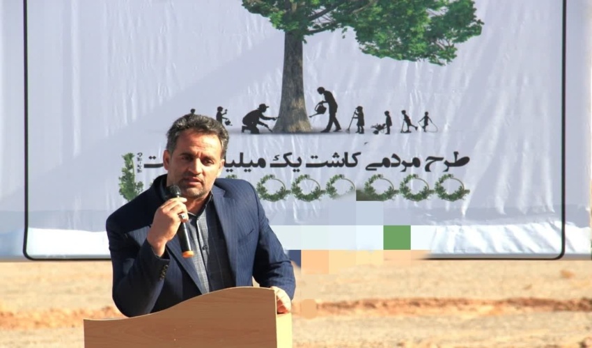 آغاز طرح ملی کاشت یک میلیارددرخت  در حوزه ۳۵۰۰ هکتاری غرب ابرکوه