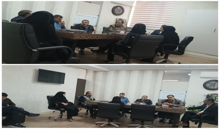 برگزاری جلسه هماهنگی برنامه ۱۳ دی در راستای اجرای پویش نهالکاری در اداره منابع طبیعی شهرستان اردکان