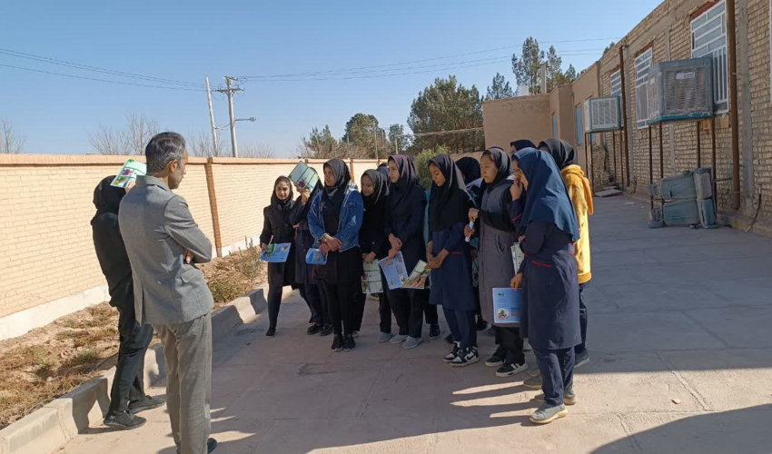 اجرای طرح شهید مرادی در آموزشگاه  دخترانه انبیاء  شهرستان اشکذر 