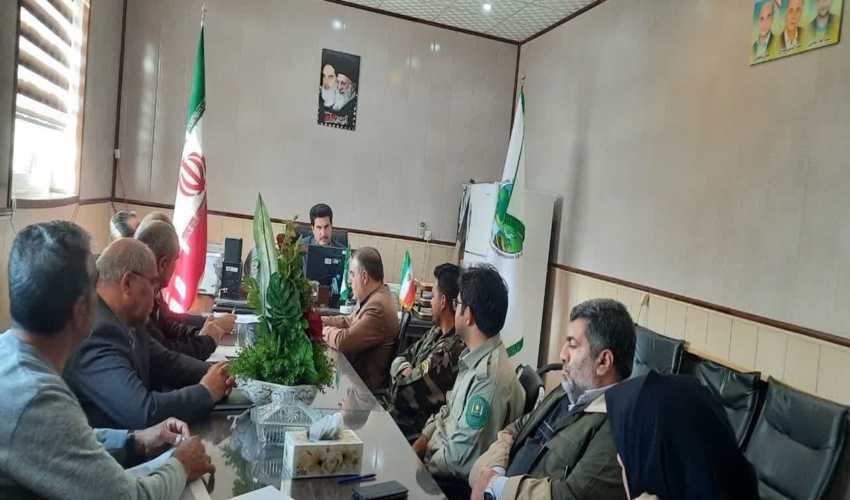 برگزاری دومین جلسه با موضوع برنامه ریزی در خصوص  گرامیداشت هفته منابع طبیعی  در اداره منابع طبیعی و آبخیزداری شهرستان میبد