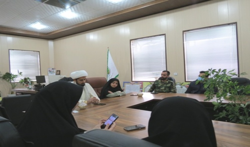 برگزاري جلسه جهاد تبيين و انتخابات در اداره منابع طبيعي و آبخيزداري شهرستان بافق