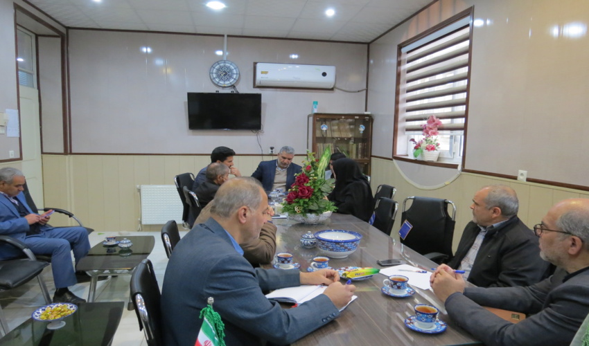 برگزاری سومین جلسه مدیریت جامع حوزه های آبخیزداری در دفتر ریاست اداره منابع طبیعی و آبخیزداری شهرستان میبد