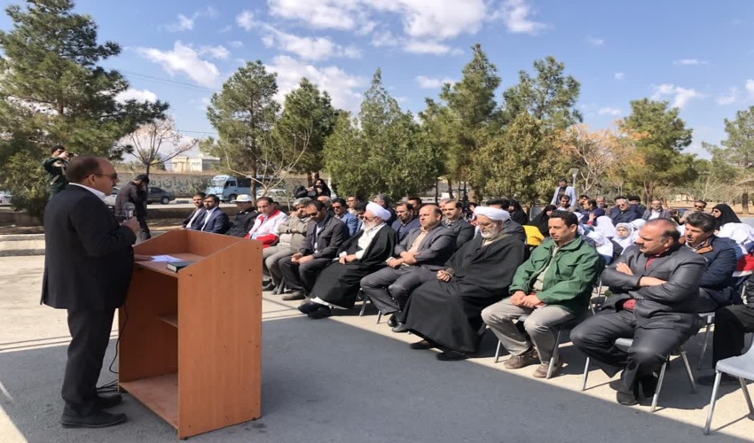 برگزاری مراسم درختکاری در شهرستان تفت در روز سه شنبه مورخ 1402/12/15