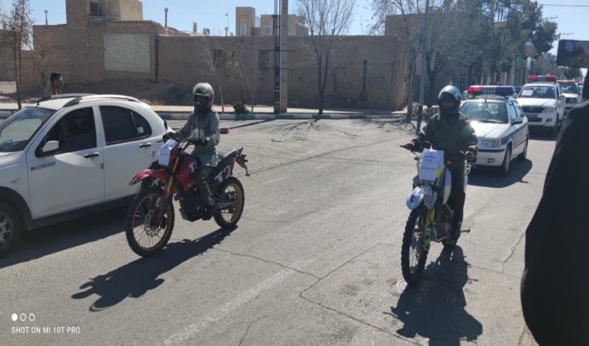 برگزاری رژه موتوری یگان حفاظت اداره منابع طبیعی و آبخیزداری شهرستان خاتم به مناسبت هفته منابع طبیعی