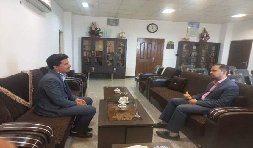 دیدار با رئیس دادگستری  شهرستان میبد به مناسبت حفاظت منابع طبیعی و قانون