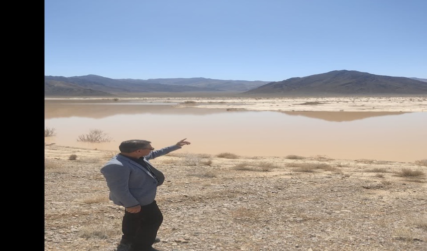 آبگیری بندهای خاکی حوزه  بخش مرکزی وبخش بهمن شهرستان ابرکوه دربارندگیهای اخیر