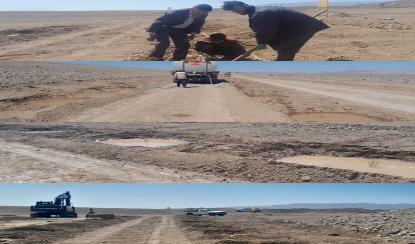 کاشت 1600 اصله نهال در حوزه آبخیز ساغند شهرستان اردکان