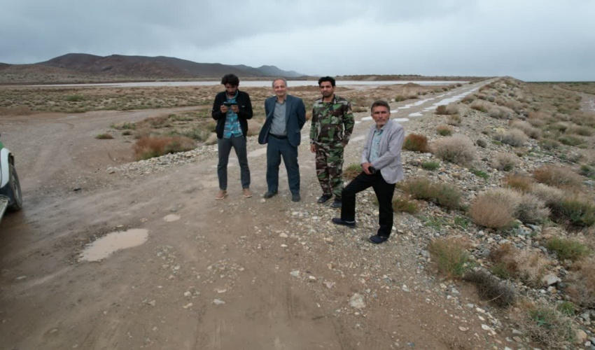 مستند سازی با پهپاد از آبگیری بندهای خاکی شهرستان میبد