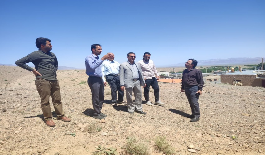 بازدید از نقاط حادثه خیز روستای ده جمال شهرستان بهاباد