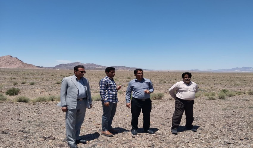 بازدید از محدوده درخواستی کمیته امداد جهت احداث نیروگاه خورشیدی