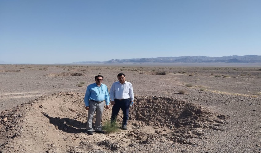 بازدید از سایت نهالکاری ۲۲۰ هکتاری طرح مردمی کاشت یک میلیارد درخت شهرستان بهاباد