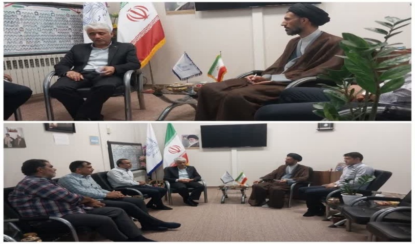 دیدار رئیس و پرسنل اداره منابع طبیعی و آبخیزداری شهرستان اردکان با امام جمعه اردکان