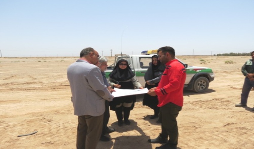 بازدید از طرح مردمی کاشت یک میلیارد درخت شركت سنگ آهن مركزي ايران بافق و شهرداري شهرستان بافق 