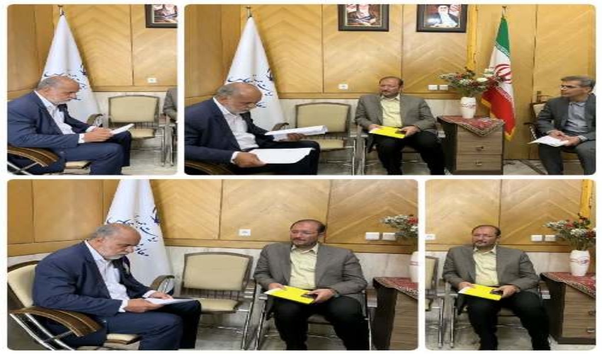 نشست نماینده مردم شهرستان های مهریز، ابرکوه، بافق، بهاباد، خاتم و مروست در مجلس شورای اسلامی با سرپرست سازمان منابع طبیعی و آبخیزداری کشور