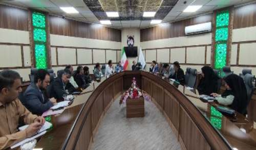 جلسه بررسی احداث پیست جدید موتورسواری شهرستان بافق