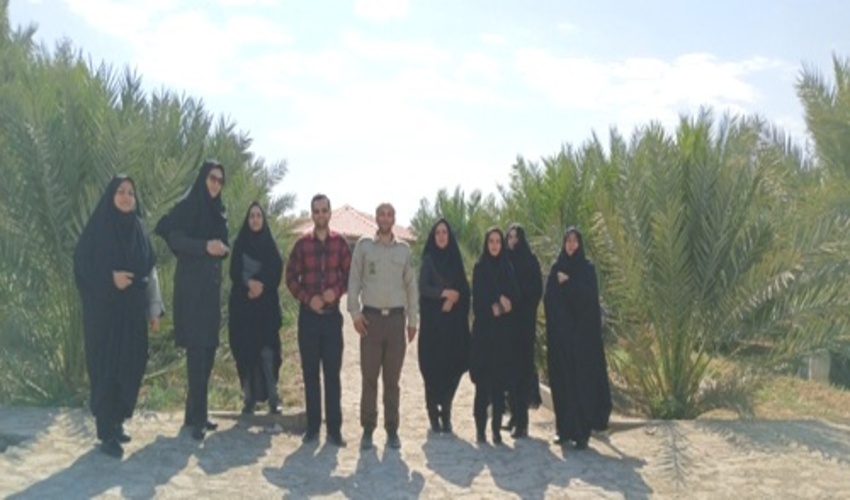 برگزاري برنامه سلامتي را قدم بزن بمناسبت هفته سلامت قلب در اداره منابع طبيعي و آبخيزداري شهرستان بافق