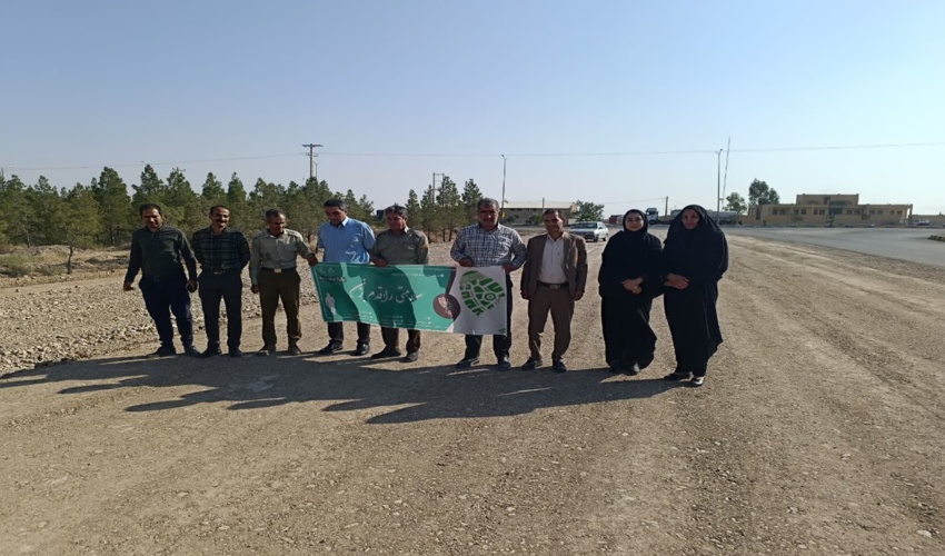 برگزاری پویش سلامتی را قدم بزن در شهرستان خاتم