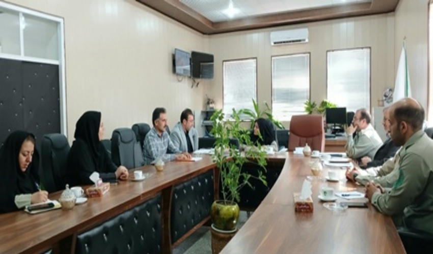 بازدید اعضای گروه نظارت و بازرسی (محورهای بازرسی چهارگانه) اداره کل منابع طبیعی و آبخیزداری استان یزد از شهرستان بافق