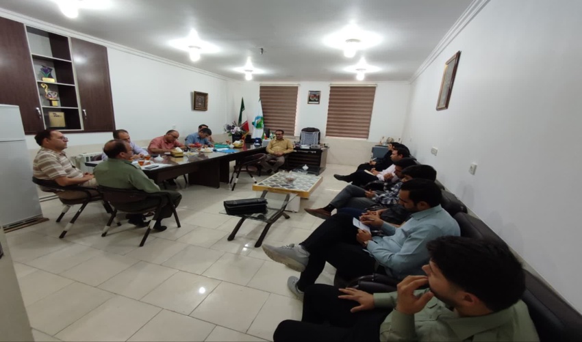 بازدید هسته نظارت و ارزشیابی اداره کل منابع طبیعی و آبخیزداری استان یزد از اداره منابع طبیعی شهرستان بهاباد