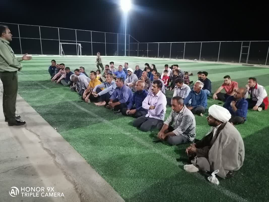 برگزاری کارگاه آموزشی اطفای حریق در روستای بختیاری از مناطق بحرانی شهرستان خاتم